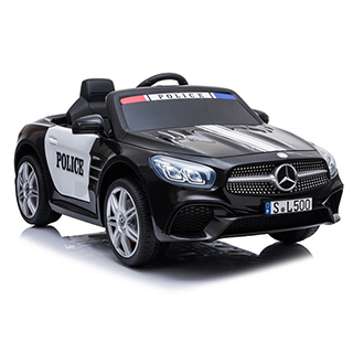 Megacar Mercedes SL500 Policia, 2x45W, 12V 7Ah, čierne