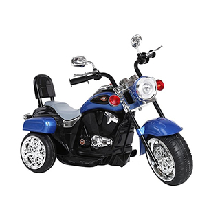 Megacar detská elektrická motorka TR1501,35W, 6V 4,5Ah, modrá