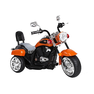 Megacar detská elektrická motorka TR1501,35W, 6V 4,5Ah, oranžová