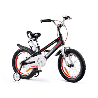 RoyalBaby detský hliníkový bicykel SPACE No.1 16" RB16-17, čierny