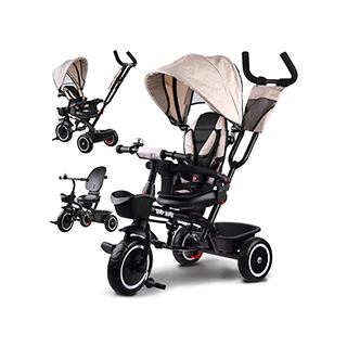 Megacar Tiny Bike 3v1, béžová