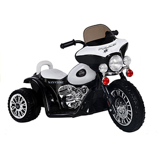 Megacar detská elektrická motorka JT568, 35W, 6V 4Ah , čierna