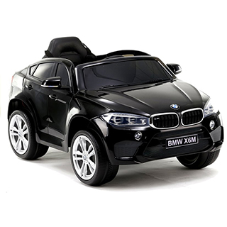 Megacar BMW X6, 2x45W, 2x6V 7Ah, čierne