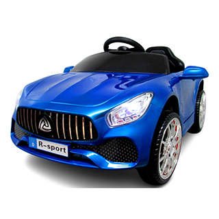 Detské elektrické autíčko Megacar BM3, 2x30W, 1x6V 7Ah, modré lakované