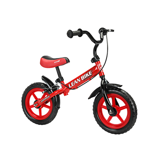 Megacar  balančný bicykel Mario, mäkké EVA kolesá, červený