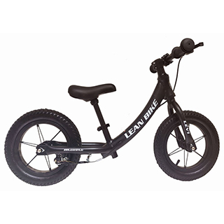 Megacar  balančný bicykel Levi, nafukovacie kolesá, čierny