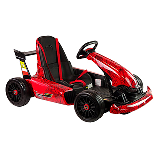 Detská elektrická formula motokára Megacar XMX619, 2x45W, 24V 7Ah, červená spider lakovaná