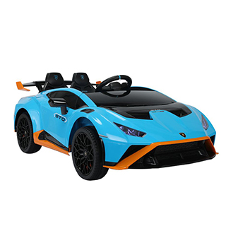 Športové detské elektrické autíčko Megacar Lamborghini STO DRIFT, 2x45W, 24V 4,5Ah, modré
