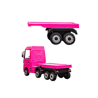 Megacar Náves k detskému kamiónu Mercedes Actros HL358, ružový