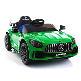 Detské športové elektrické autíčko Megacar Mercedes GTR, 2x45W, 12V 4,5Ah, zelené