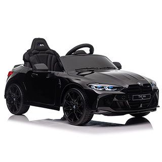 Detské elektrické autíčko Megacar BMW M4, 2x45W,12V 14Ah, čierne