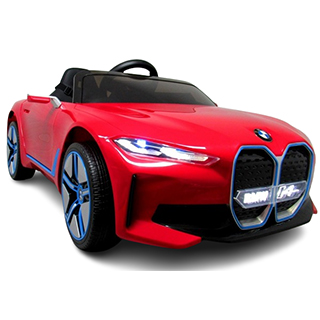 Megacar Detské elektrické autíčko BMW I4. 2x 45 W, 1x12V 4,5 Ah, červené