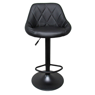 Otočná barová stolička nastaviteľná R-SPORT D3B, čierna