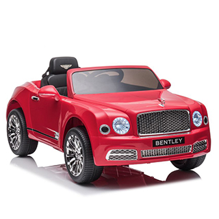 Megacar detské elektrické autíčko Bentley Mulsanne , 2x45W, 1x12V 7Ah, červené lakované