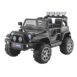 Megacar Jeep HP012, 2x45W, 12V 7Ah, čierny