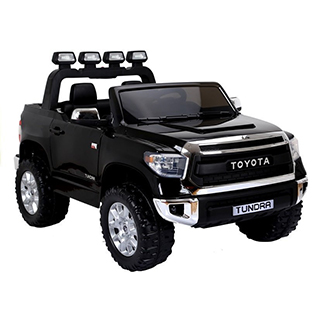 Detské terénne elektrické autíčko Megacar Toyota Tundra, 2x45W, 12V 7Ah, čierne