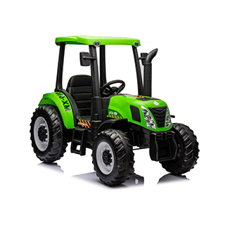 Megacar detský elektrický traktor A011, 24V, 2x 200W, 2x12V 10Ah, zelený
