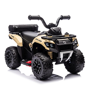 Detská elektrická štvorkolka Megacar GTS1155, 1x35W, 1x6V 4,5Ah, khaki