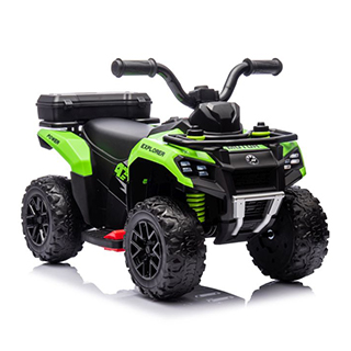 Detská elektrická štvorkolka Megacar GTS1155, 1x35W, 1x6V 4,5Ah, zelená