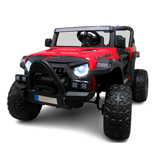 Detské dvojmiestne terénne elektrické autíčko  Megacar XM16, 2 x 45 W, 12V 4,5Ah, červené