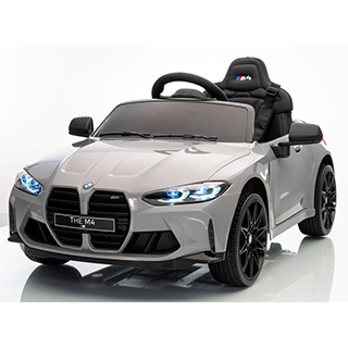 Detské elektrické autíčko Megacar BMW M4, 2x45W,12V 4,5Ah, sivá