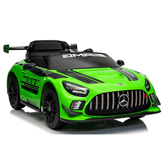 Detské elektrické autíčko Megacar Mercedes GT3, 2x45W, 12V 4,5Ah, zelené