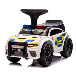 Odrážadlo Megacar JM3 policajné, 63,5x28,5x36 cm, biele