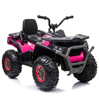 Megacar detská elektrická štvorkolka XMX607, 4x45W, 12V 10Ah, ružová 