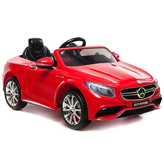 Megacar Mercedes S63 AMG, 2x45W, 12V 7Ah, červené