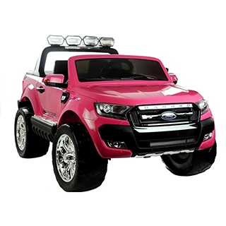 Megacar Ford Ranger 4x4, 4x45W, 2x12V 7Ah, ružové lakované