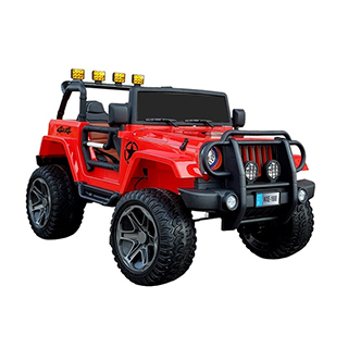 Megacar Jeep WXE-1688, 4x45W, 12V 10Ah, červený