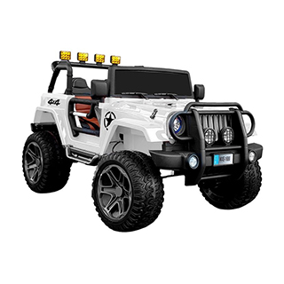 Megacar Jeep WXE-1688, 4x45W, 12V 10Ah, biely