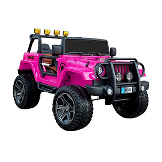 Megacar Jeep WXE-1688, 4x45W, 12V 10Ah, ružový