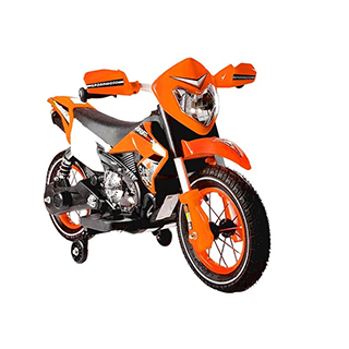 Megacar detská elektrická motorka FB-6186, 35W, 6V 4,5Ah, oranžová