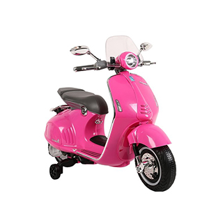 Megacar detský elektrický skúter Vespa GTS 300, 2x45W, 2x6V 4,5Ah, ružový