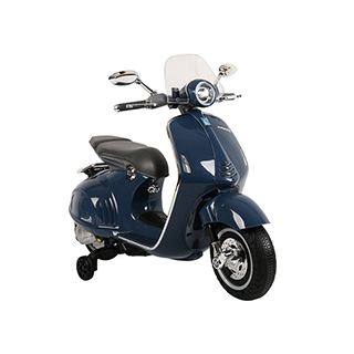 Megacar detský elektrický skúter Vespa GTS 300, 2x45W, 2x6V 4,5Ah, modrý