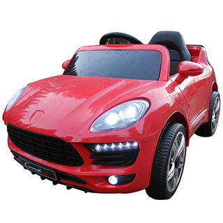 Megacar Porsche CORONET S 2 x 35 W, 2x 6V, 4.5Ah červené