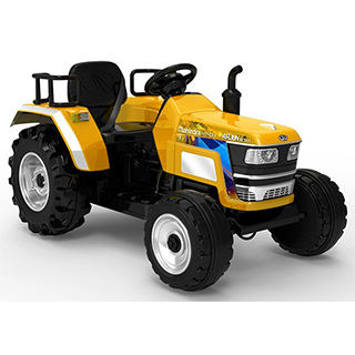 Megacar detský elektrický traktor HL2788, 2x 45W, 12V 7Ah žltý s DO