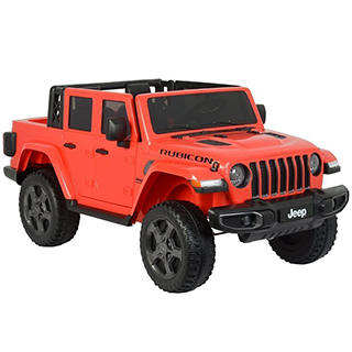 Megacar Jeep Rubicon 6768R , 2x45W, 12V 8Ah, červený