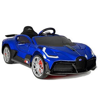 Megacar Bugatti Divo, 2x45W, 12V 7Ah, modré lakované