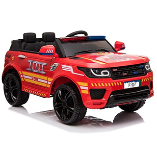 Megacar JC002 Hasiči, 2x45W, 12V 4,5Ah, červené
