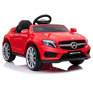 Megacar Mercedes GLA 45, 2x45W, 12V 4,5Ah, červené lakované