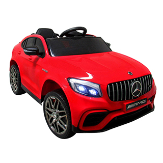 Detské elektrické autíčko SUV Megacar Mercedes GLC63s 4x4,  4x45W, 12V 7Ah, červené