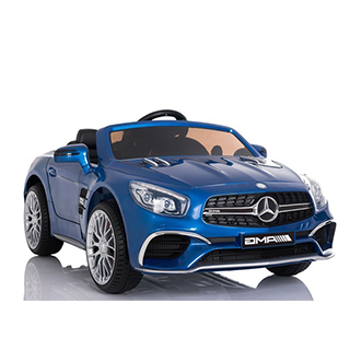 Megacar Mercedes SL65, 2x45W, 12V 7Ah, modré lakované