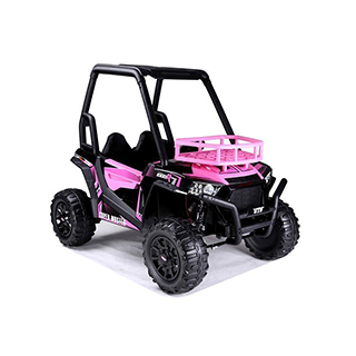 Detské elektrické autíčko bugina so strechou Megacar Jeep JS360-1, 2x200W, 24V 7Ah, ružový