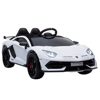 Megacar Lamborghini Aventador, 2x45W, 12V 7Ah, biele