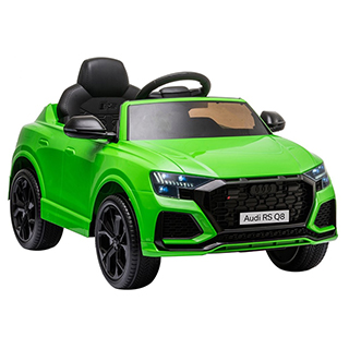Megacar Audi RS Q8, 2x45W, 12V 7Ah, zelené