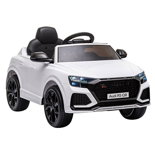 Detské elektrické autíčko Megacar Audi RS Q8, 2x45W, 12V 7Ah, biele