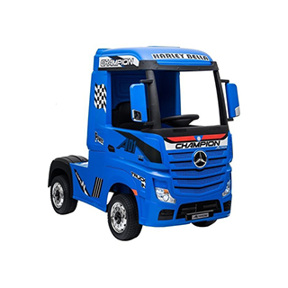 Megacar Mercedes Actros HL358, 4x45W, 2x12V 7Ah, modrý