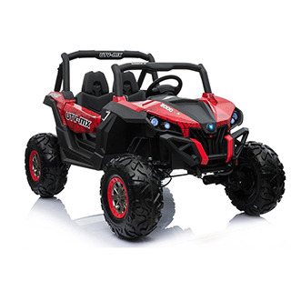 Megacar Jeep XMX603, 4x45W, 2x12V 7Ah, spider červený lakovaný